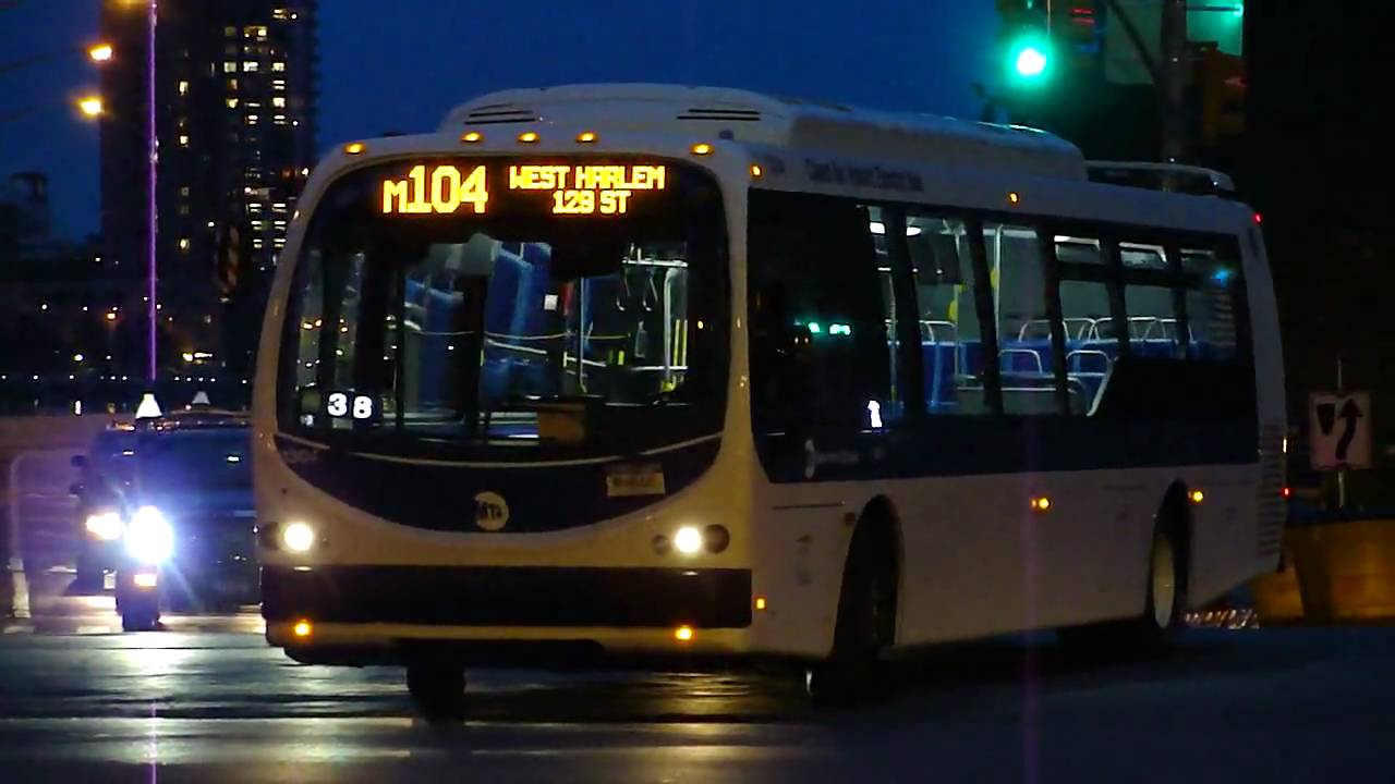 MTA New York City Bus 2010 Designline Eco-Saver IV Hybrid 1304 On The M104 @ 42nd St & 1st Ave