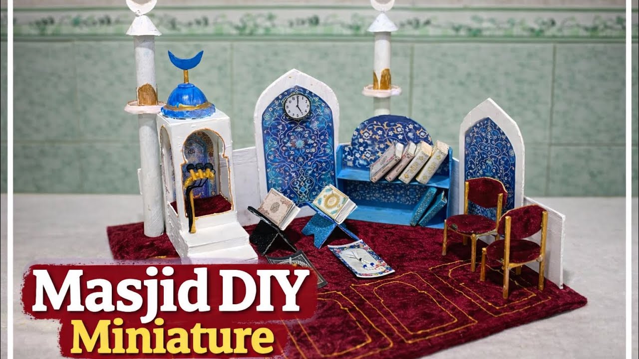 Ramadan Special Mini Masjid 🕌 | Beautiful DIY Craft | Homesneedcrafts 