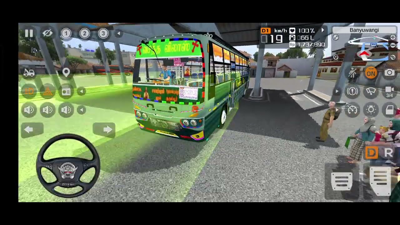 💥 1965 model bus old model bus simulator indonesia android game play video 