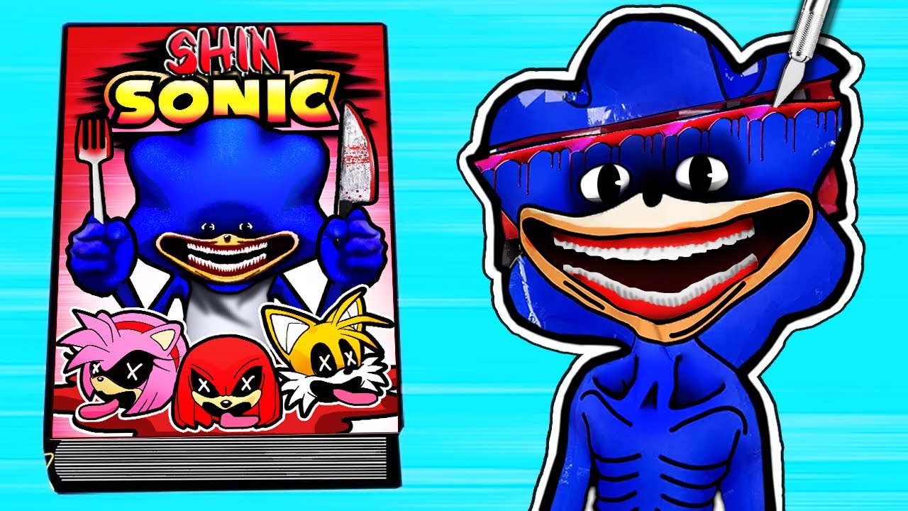 Making SHIN SONIC DIY Game Book! NEW SONIC TAPES Minigames, SHIN TAILS DIY Book!