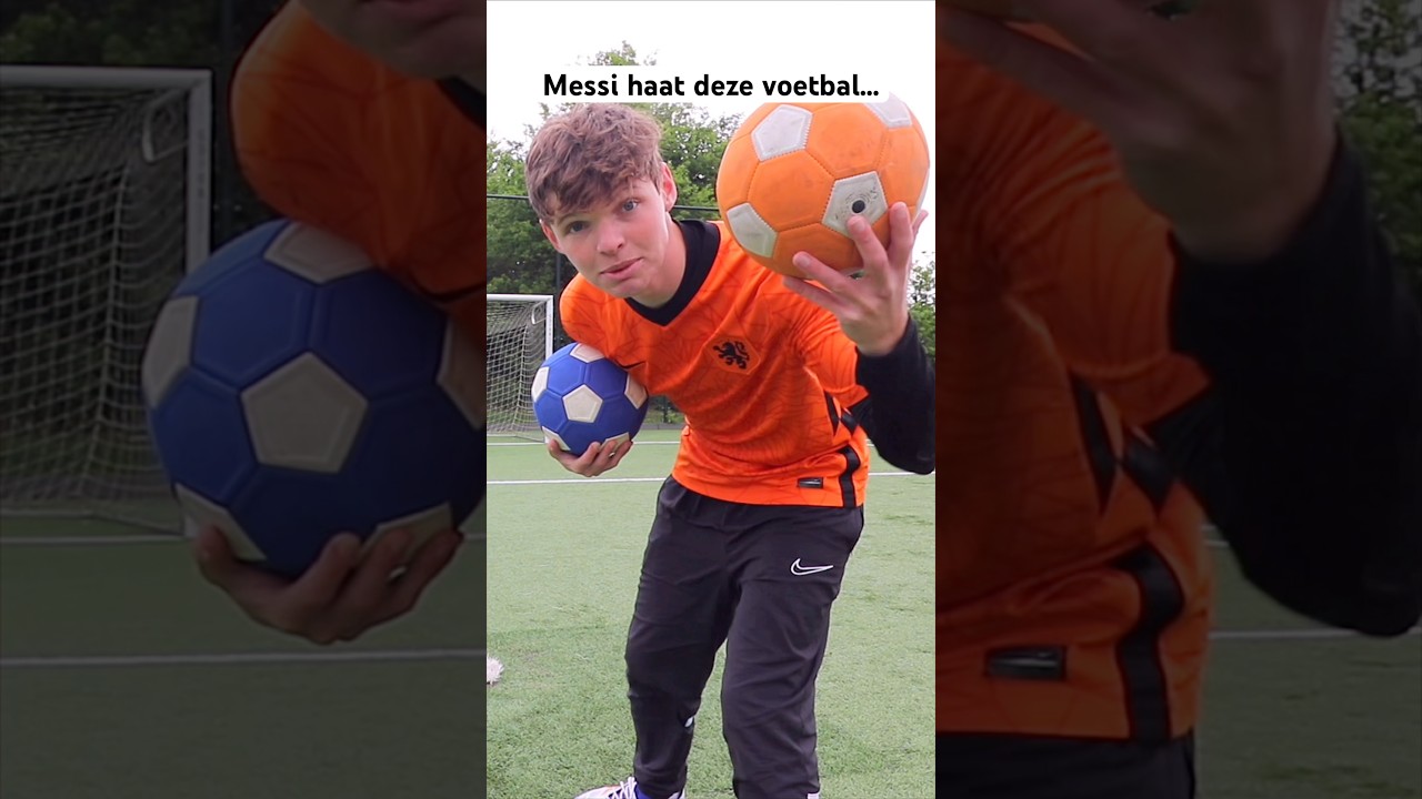 HIERDOOR HAAT MESSI DEZE VOETBAL!!