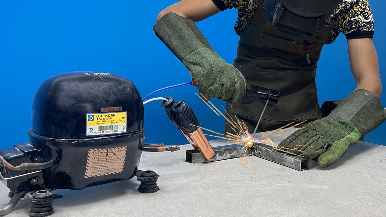 Even the Chinese Missed This! Turn Your Refrigerator Compressor Into a Welding Machine... FOR FREE