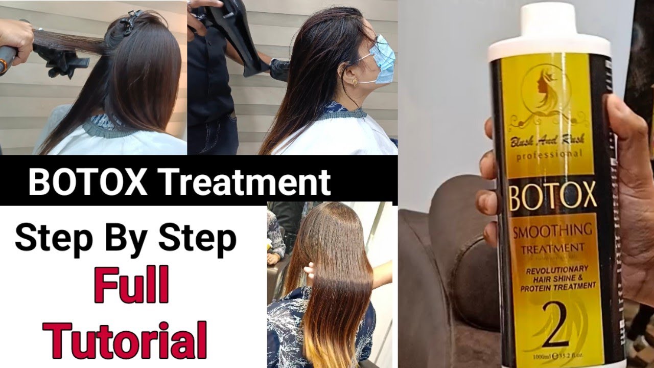 Botox Treatment For Dry Damaged Hair || Full Tutorial By Salonfact
