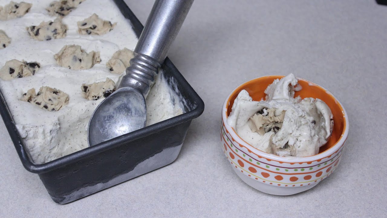 No Churn Cookie Dough Ice Cream