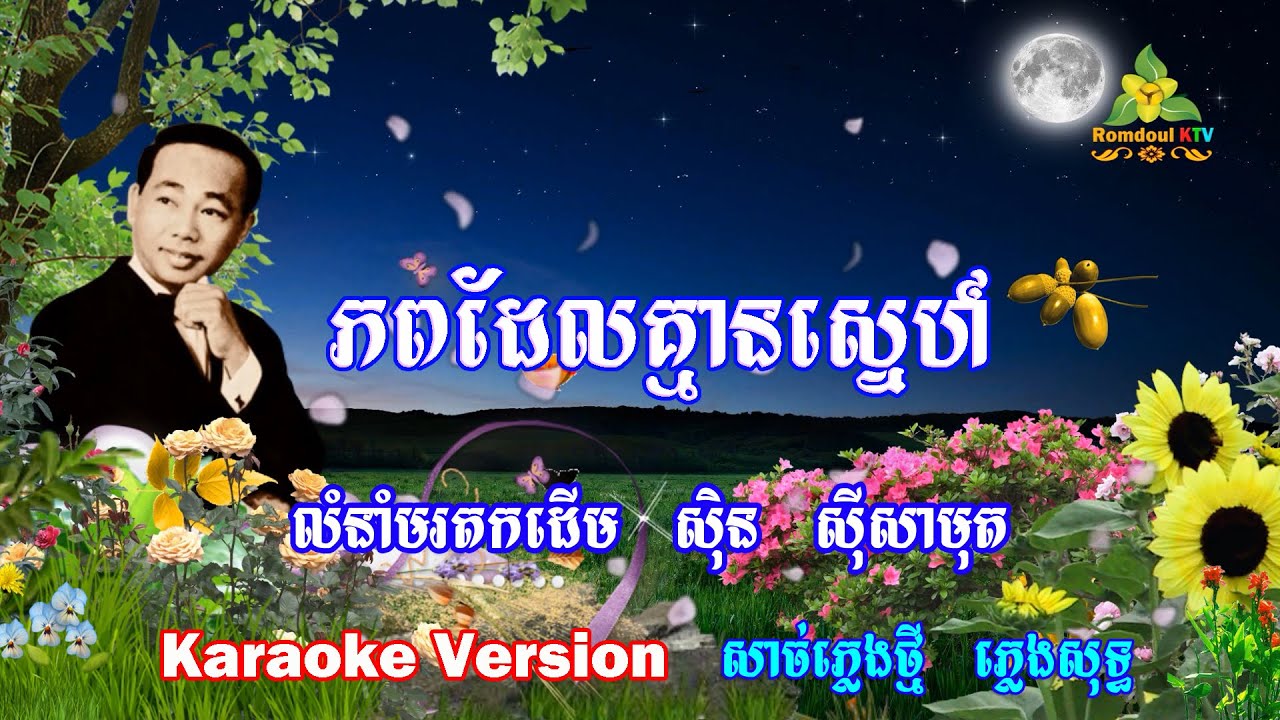 ភពដែលគ្មានស្នេហ៍ ភ្លេងសុទ្ធ ចាំតែរូបស្រី - Phub Del Khmean Snae Pleng Sot