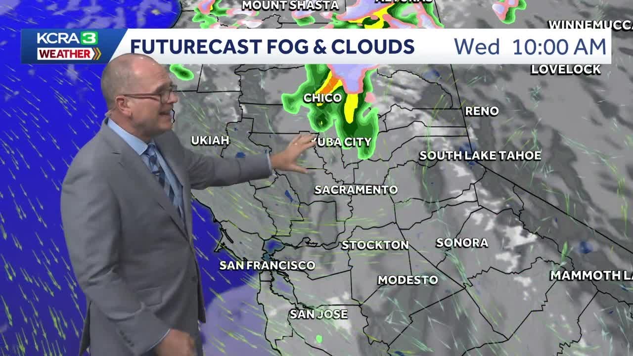 NorCal forecast: Rain and snow showers Wednesday