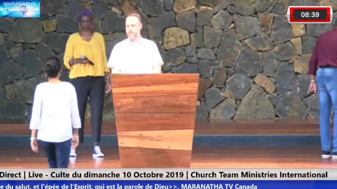 Culte du dimanche 10 Octobre 2019 | Church Team Ministries International (CTMI)