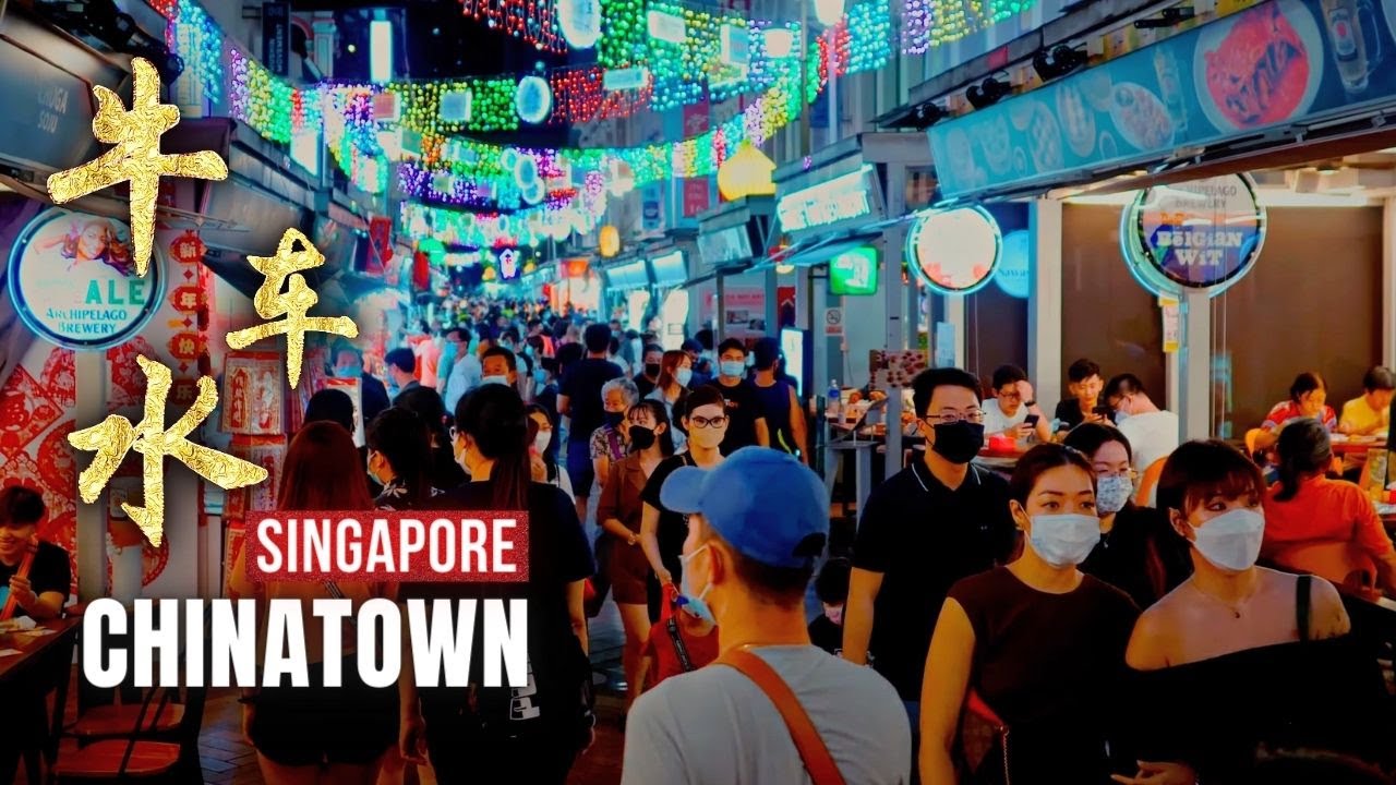 【4K】Singapore | Chinese New Year at Chinatown 农历新年逛牛车水  | Jan 2022