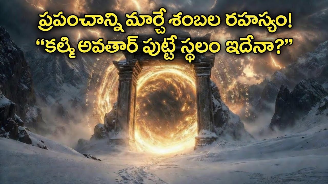 ⚔️ కల్కి అవతార్ మరియు #శంబాలా మధ్య ఉన్న సంబంధం! #kalki #anilastraa