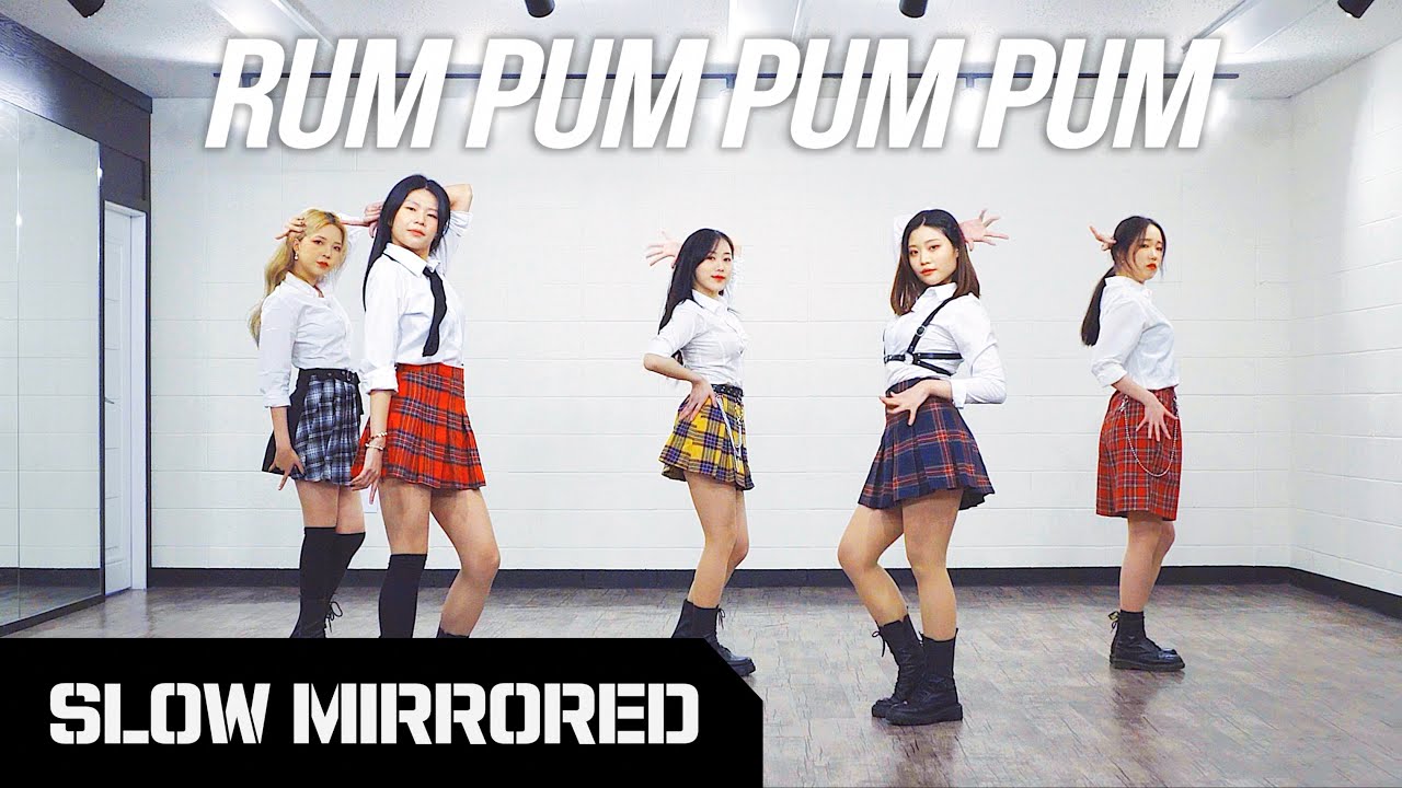 [SLOW] f(x) 에프엑스 - '첫 사랑니 (Rum Pum Pum Pum)' | 안무 배우기 느리게 거울모드 SLOW MIRROR MODE