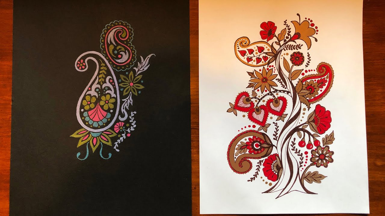 Caring Arts Paisley Designs