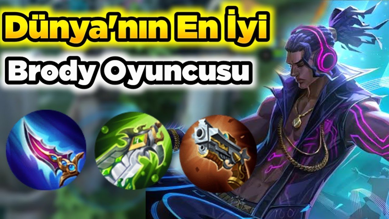 Global 1 Brody 1 Düz Vuruş İle Kill Alıyor Öğretici Analiz Mobile Legends