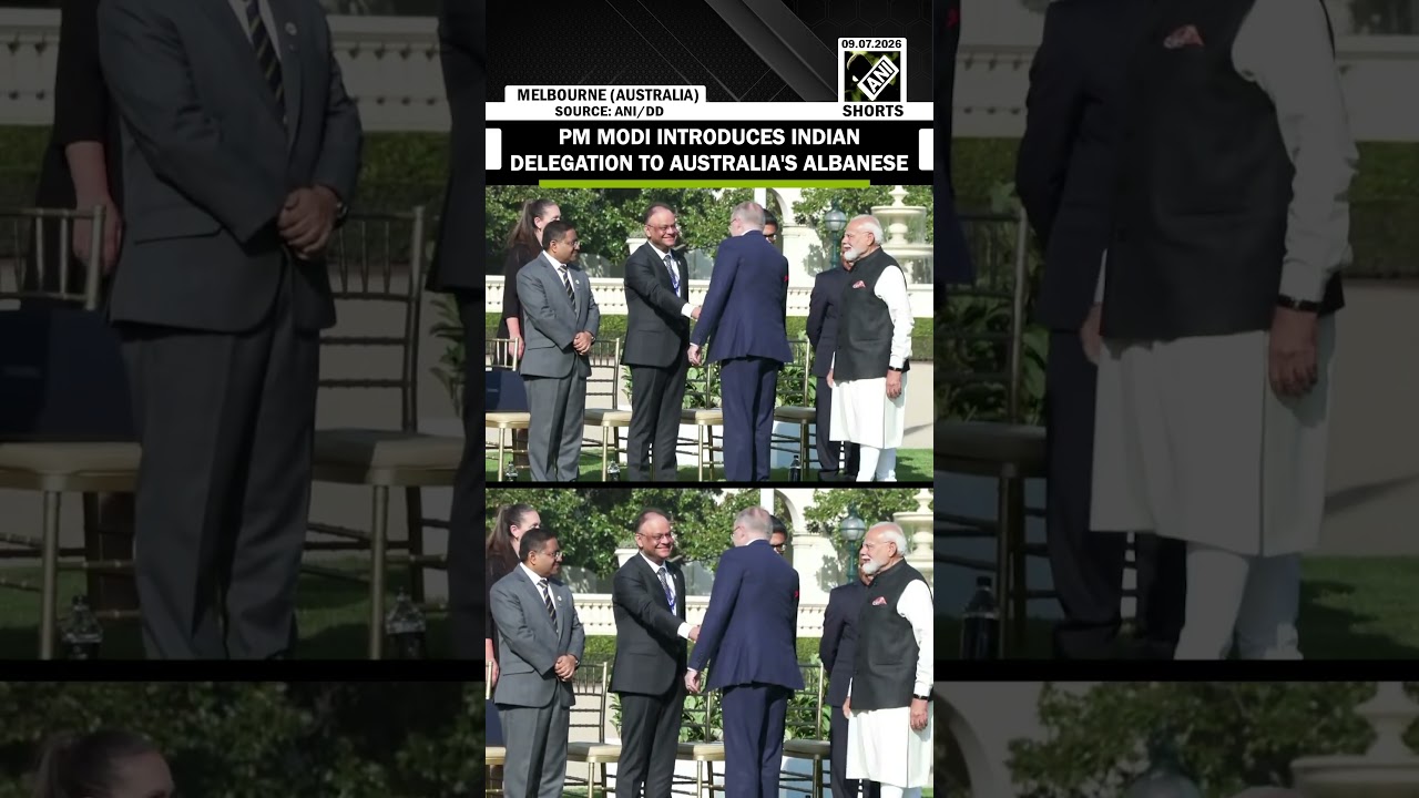 Watch! Prime Minister Modi introduces Indian delegation to Australian PM Anthony Albanese