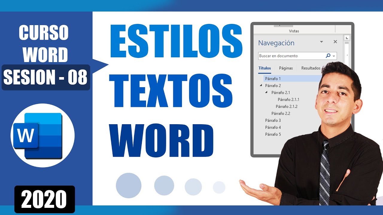 Aplicar estilos a textos en WORD (panel de navegaci&oacute;n) | 8