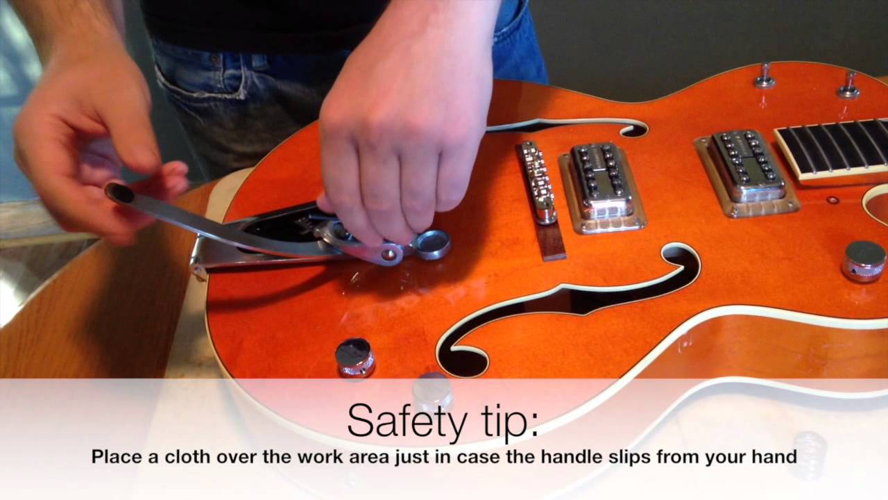 Installing a specialty Bigsby handle