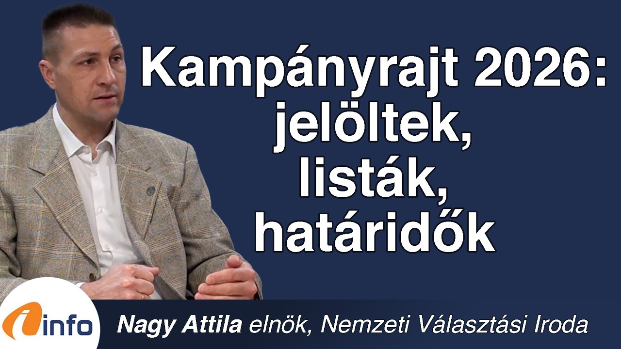 Kampányrajt 2026: jelöltek, listák, határidők. Nagy Attila, Inforádió, Aréna