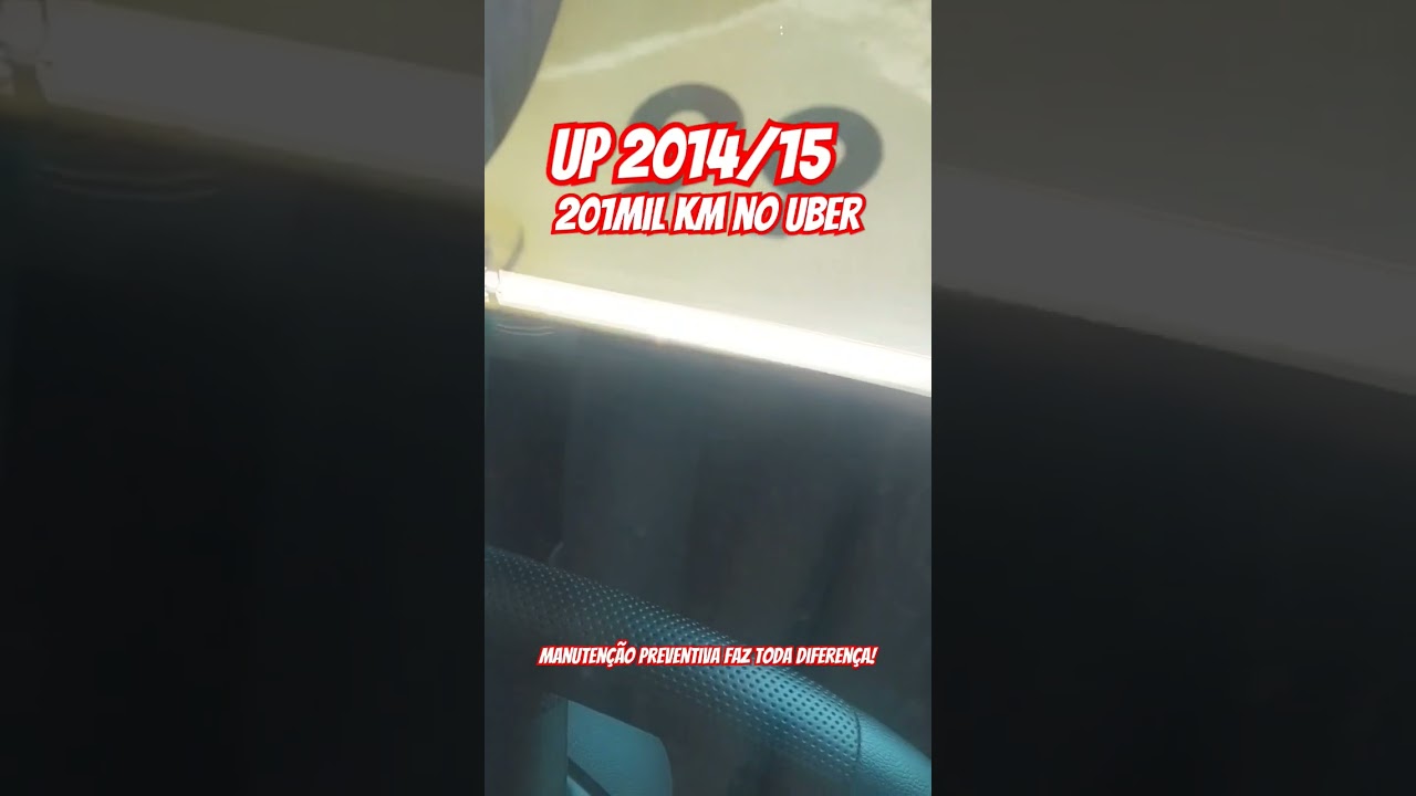 Vw Up com 201 mil km Imotion no App Uber 99