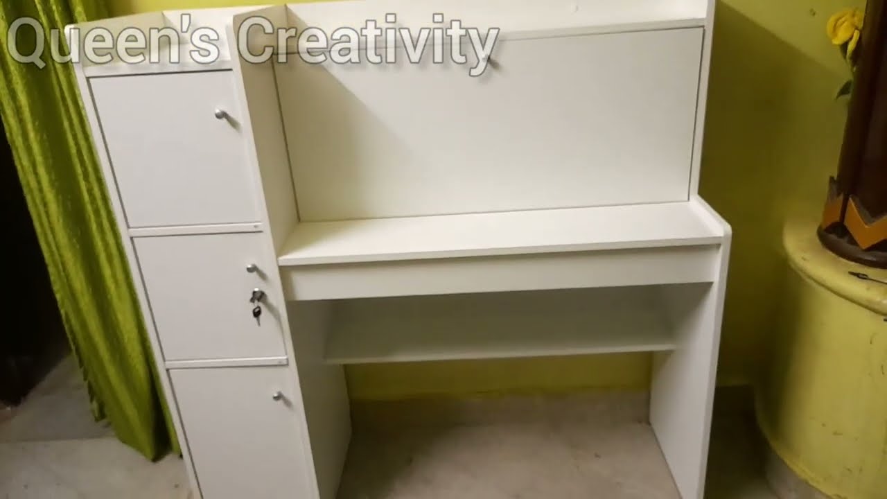 UNBOXING | DeckUp Plank Versa Engineered Wood Study Table and Office Desk | 