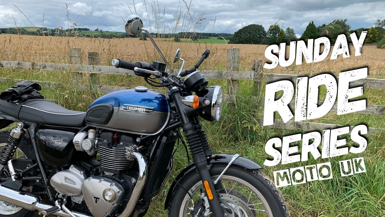 Sunday Ride Series on the Bonneville T120 - MotoUK - New Mesh Jacket from Revit - Epic Route
