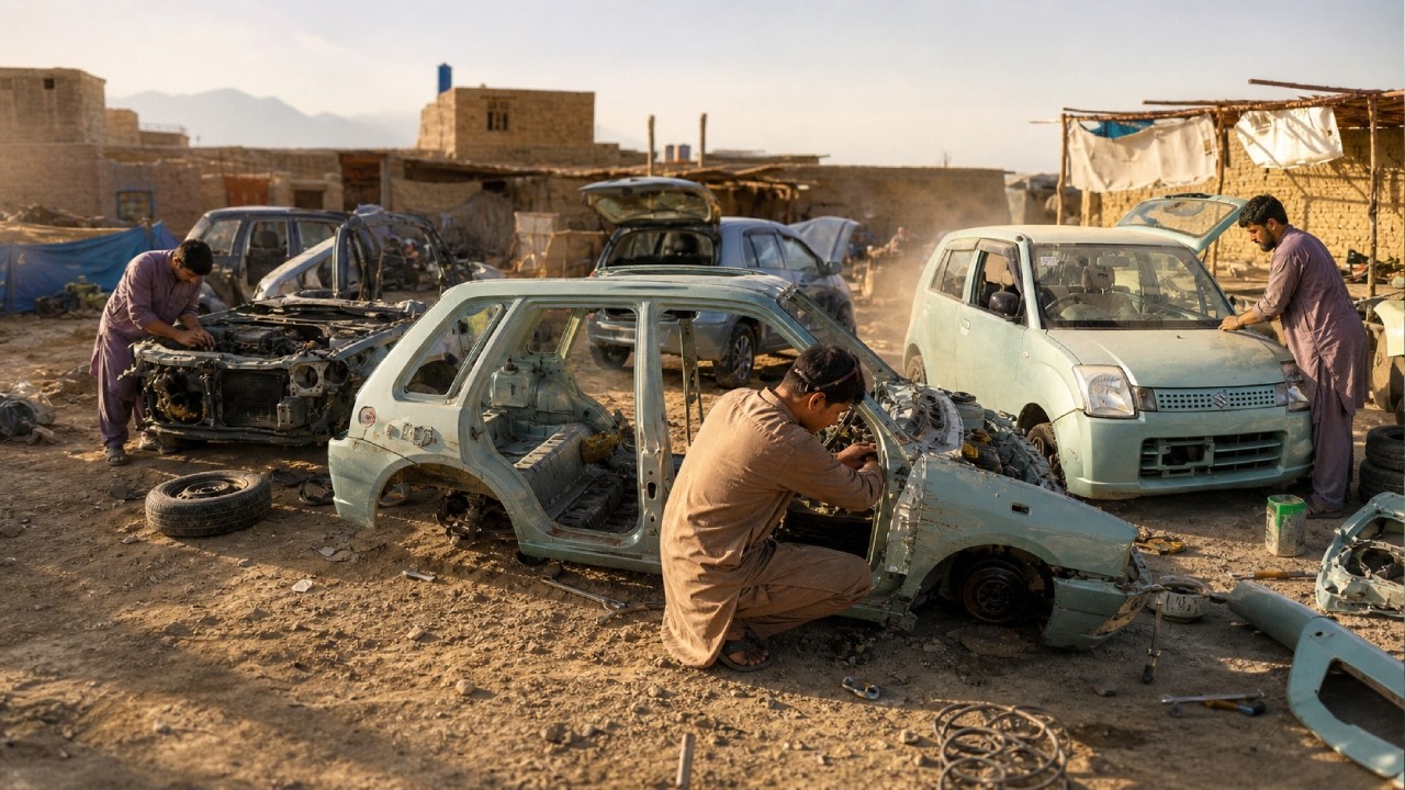 How Scrapped Cars Are Secretly Rebuilt in 3rd World is Mind-Blowing!