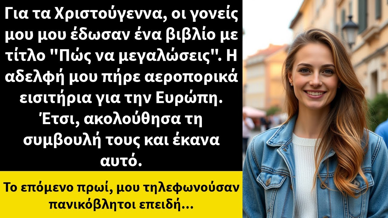 Για τα Χριστούγεννα, οι γονείς μου μου έδωσαν ένα βιβλίο με τίτλο 