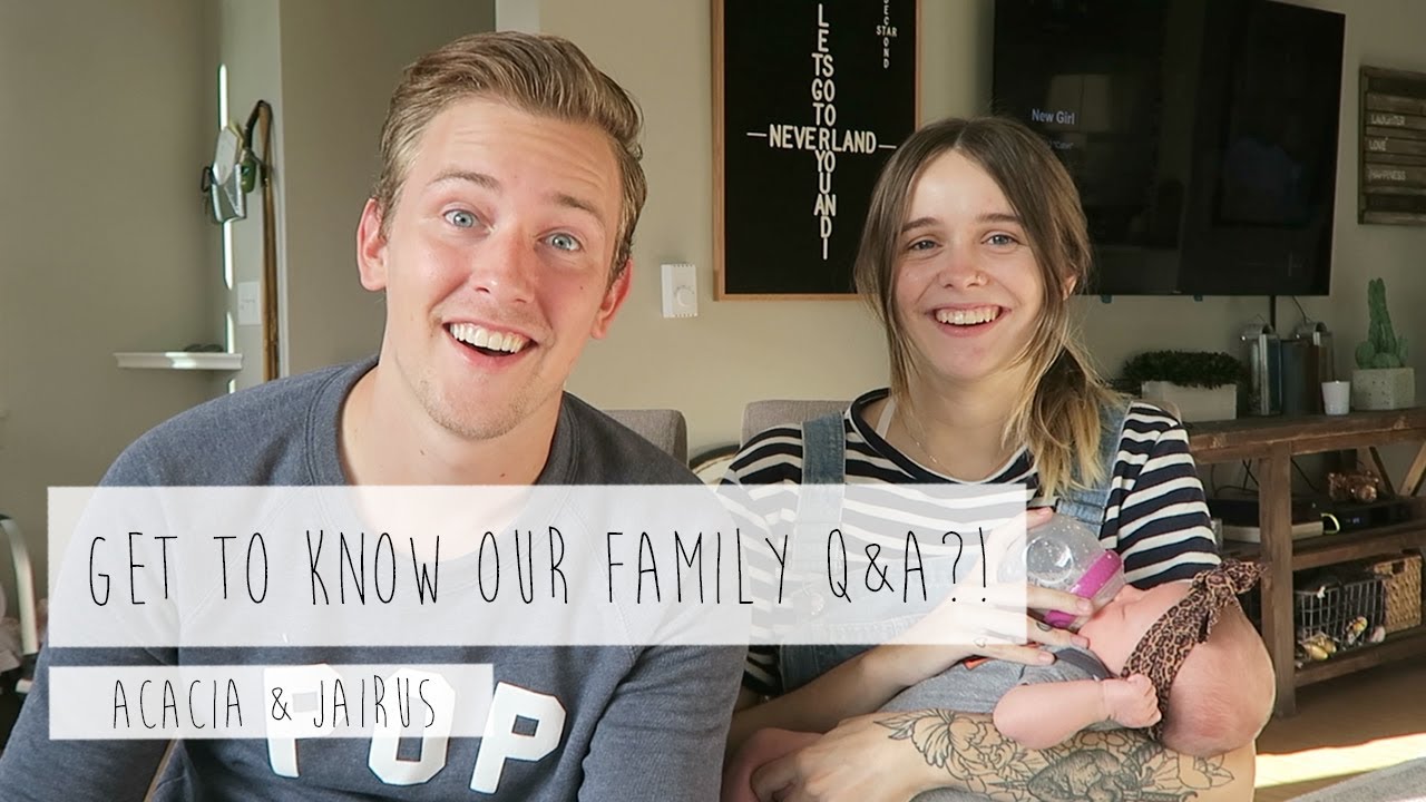 GET TO KNOW OUR FAMILY Q&A?! | ACACIA & JAIRUS