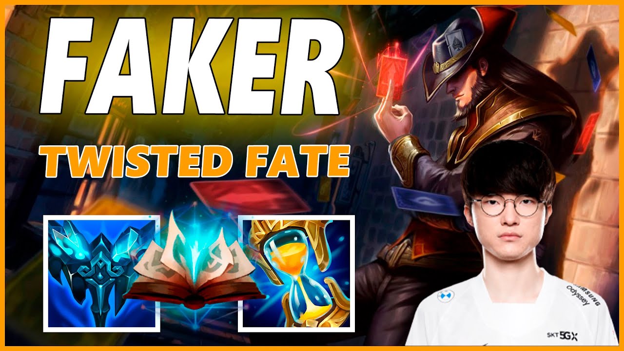 ⚡FAKER TWISTED FATE MID GAMEPLAY⚡SEASON 12 LEAGUE OF LEGENDS