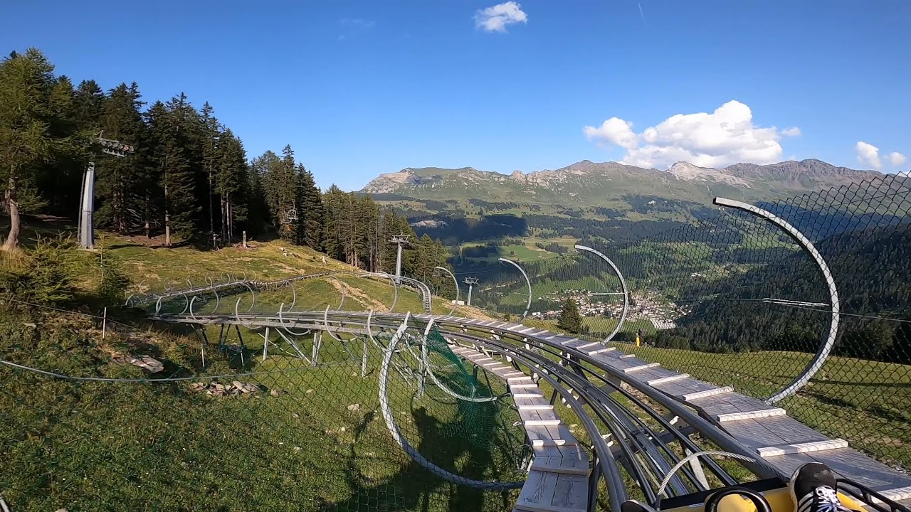 Longest Mountain Coaster in Switzerland - Churwalden Pradaschier