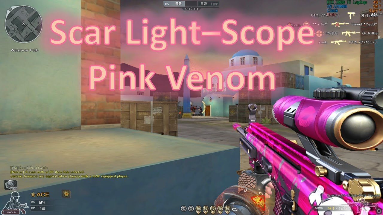Crossfire West - Scar Light Scope Pink Venom Gameplay
