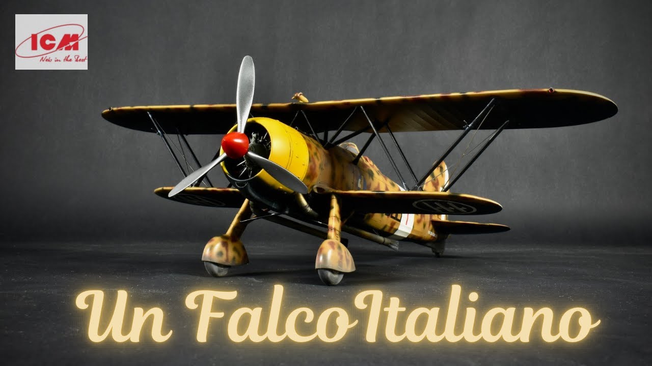 ICM I 1/32 Fiat CR.42CN I Полное видео сборки I