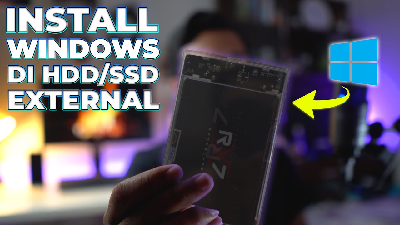 MUDAH! Cara Install Windows 10 di SSD / HDD External Step by Step LENGKAP!