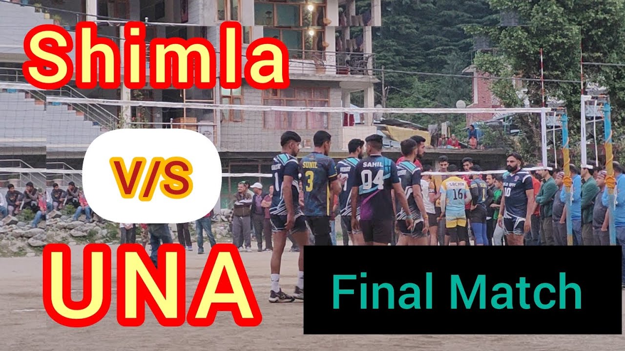 Shimla V/S Una volleyball final Match 2024 At old Manali