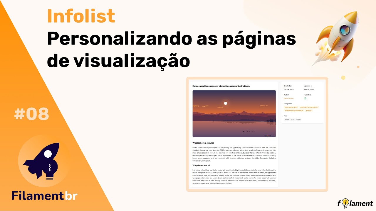 Infolist - personalizando as p&aacute;ginas de visualiza&ccedil;&atilde;o