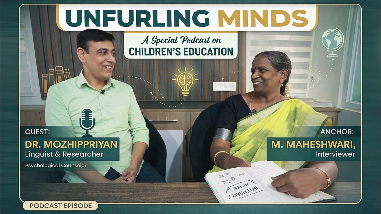 Dr. Mozhippriyan | Linguist, Researcher & Psychological Counselor Podcast