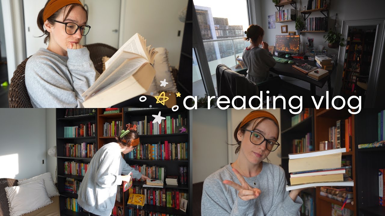 reading 7 books at once, book shopping & a cozy day in the apartment