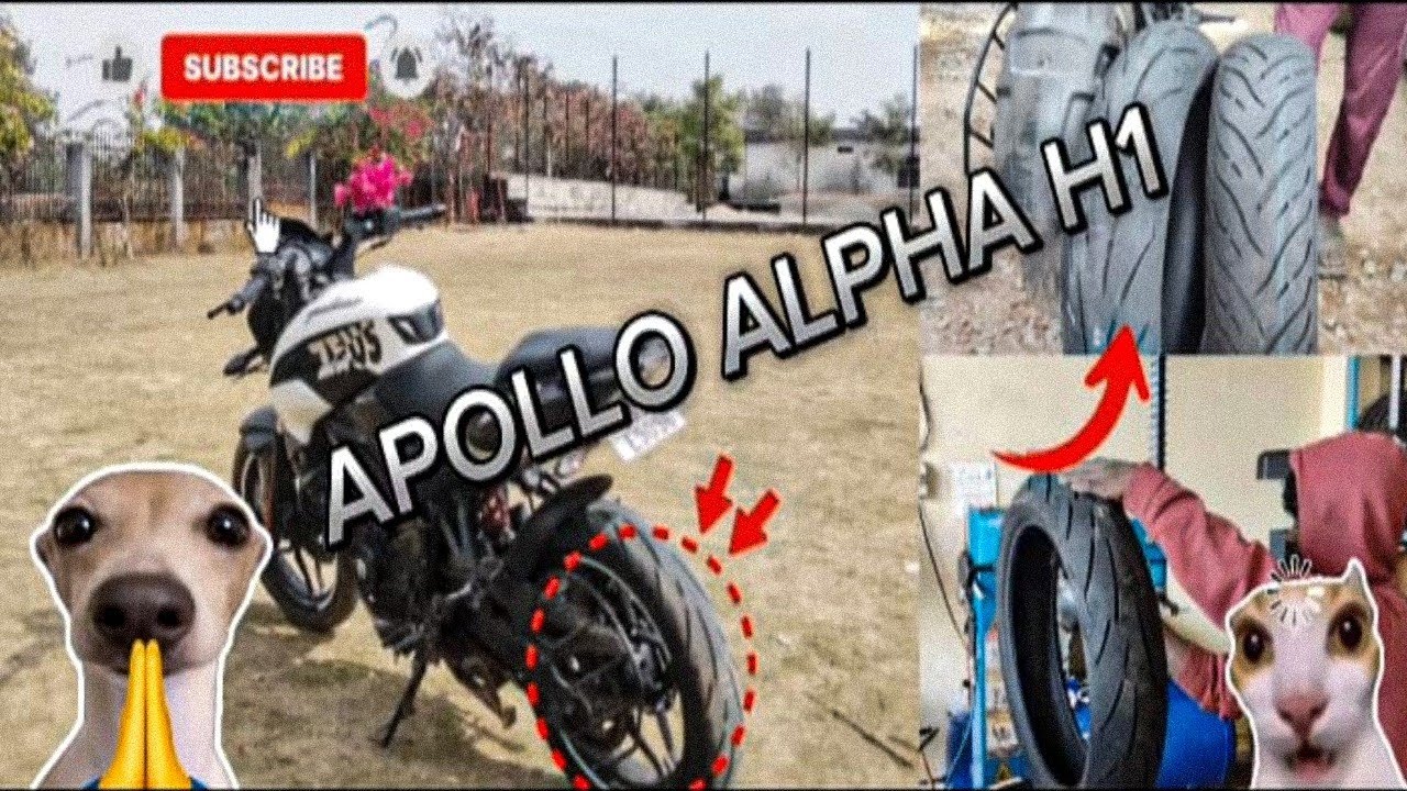 APOLLO ALPHA H1 ( 150 section TYRE )  UPGRADE @rider_raina  FULL VLOG  