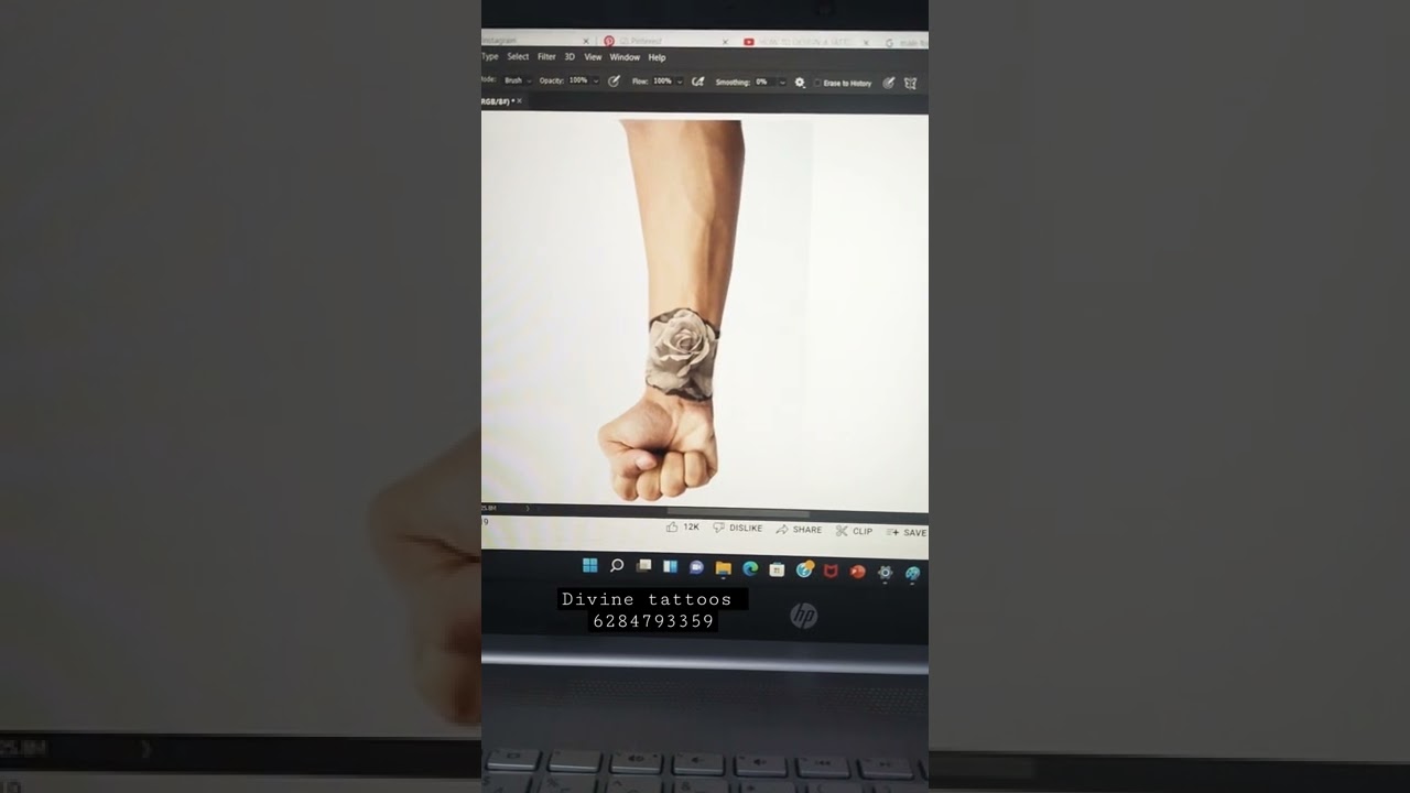 custom tattoo design #trending #artist #custom #tattooartist