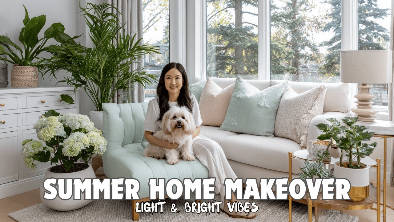 Summer Home Makeover Light & Bright Color Palettes for a Relaxing, Refreshing, Chic Retreat