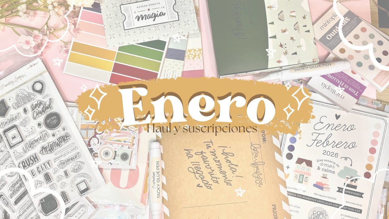  📦HAUL SCRAPERO🛍️✨@Craftelier_Es 🗃️ @kimidori7924  📒y @lorabailora 📝💕/ Mis suscripciones 2️⃣6️⃣