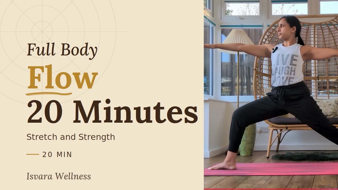 20 Minute Yoga Flow | Full Body Stretch & Strength for Busy Days