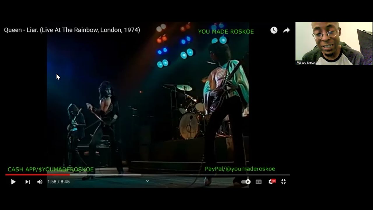 Queen - Liar (Live At The  Rainbow, London 1974) Reaction #queen #music #reactions