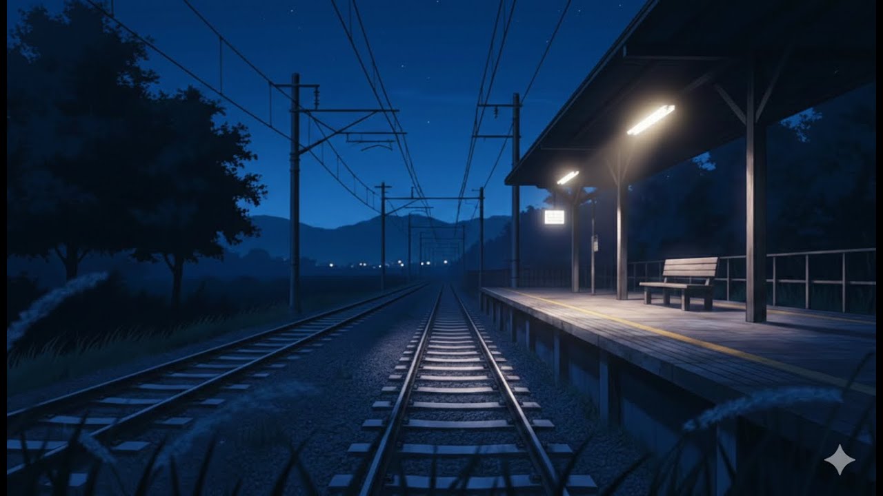 Snowy Japanese Village at Night ❄️ Lo-fi Beats for Calm Focus & Relax