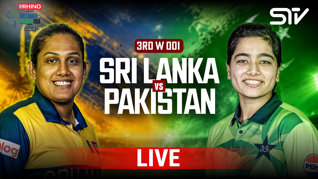 Live | Sri Lanka Women vs Pakistan Women | Match 03 | ODI Series 2026 | M9l1K