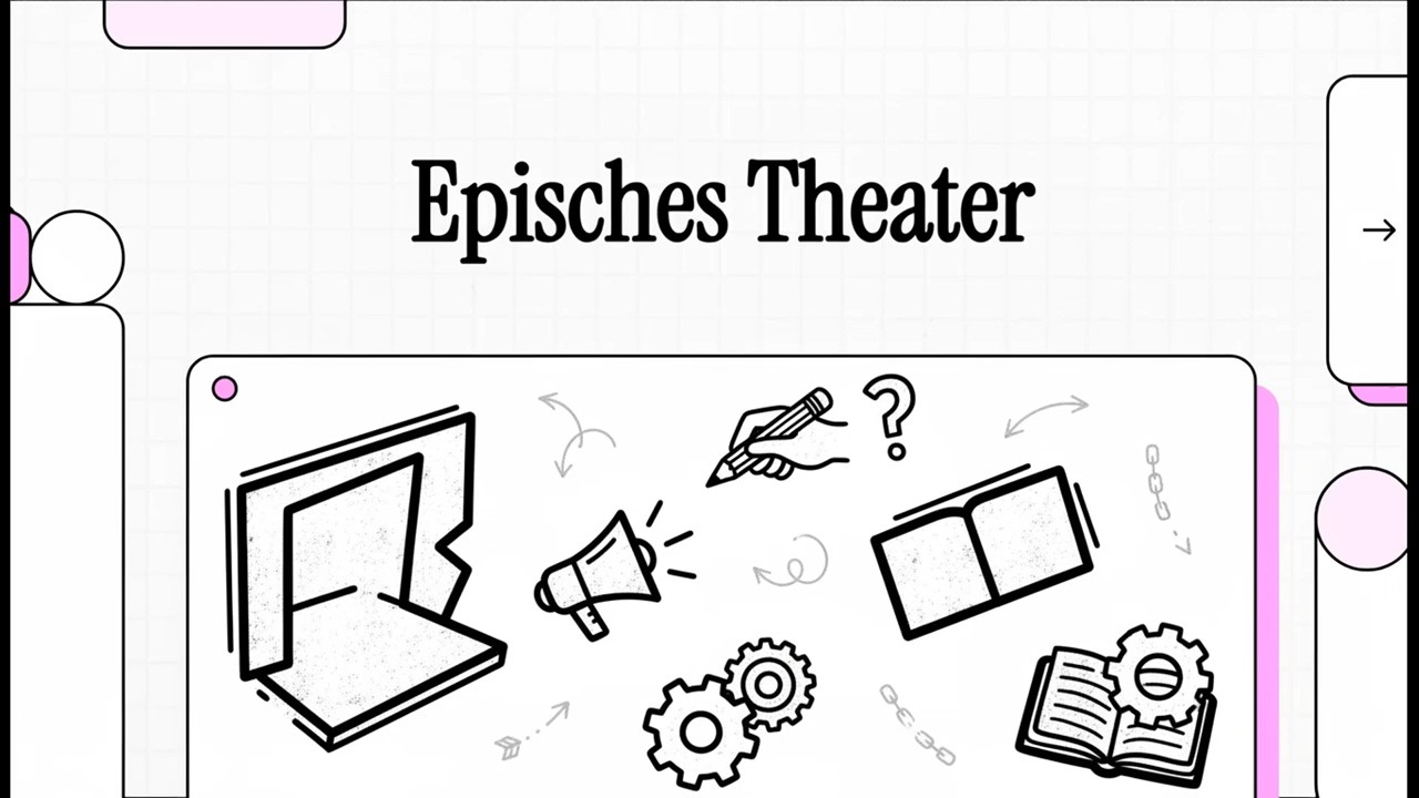 Episches Theater | EINFACH ERKL&Auml;RT
