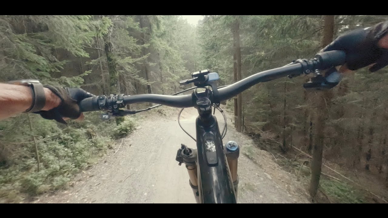 Klinovec Bike Park. Rubin & Baron trails Mix 14.31 top to bottom with traffic. 