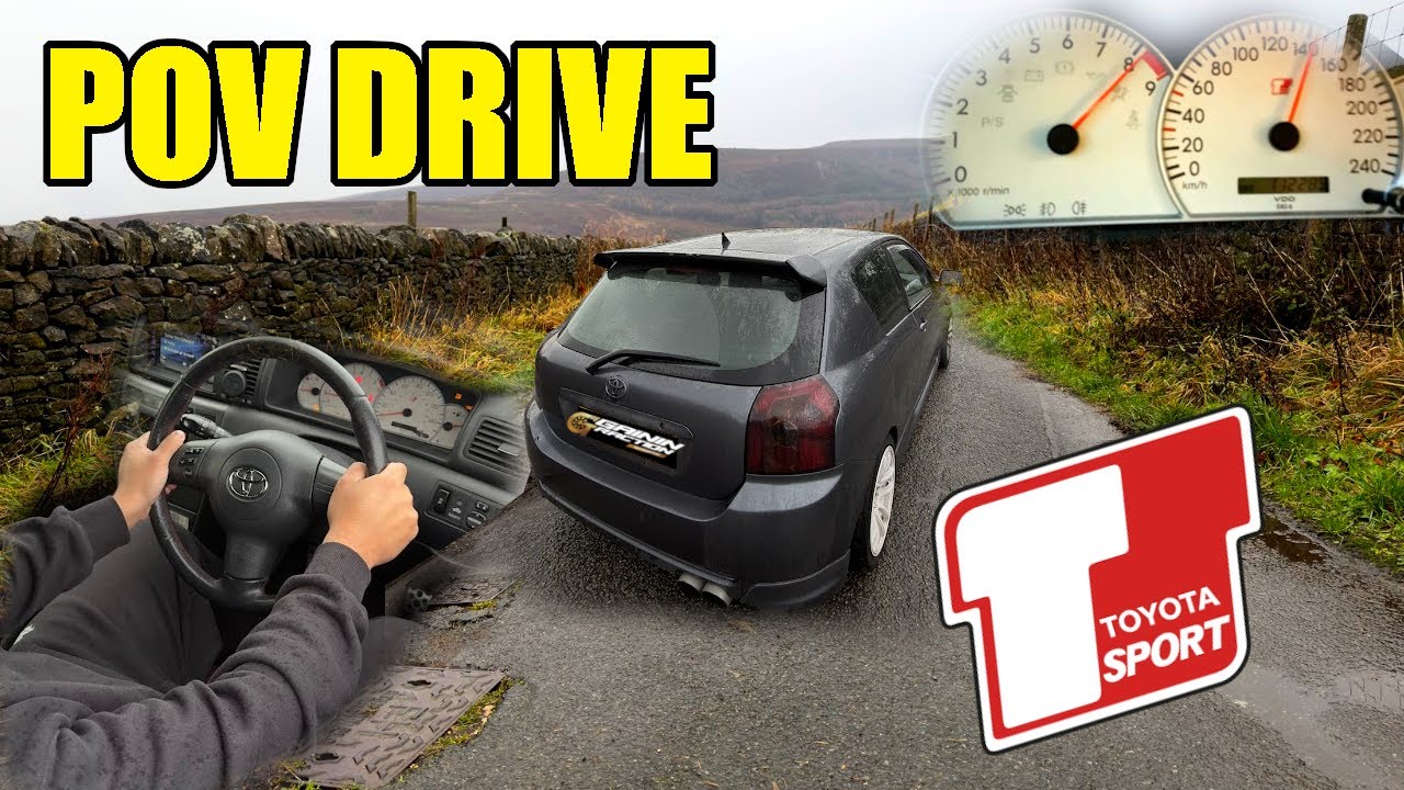 POV DRIVE: BIG SENDS in the COROLLA T SPORT VVTLI 190BHP 2ZZ