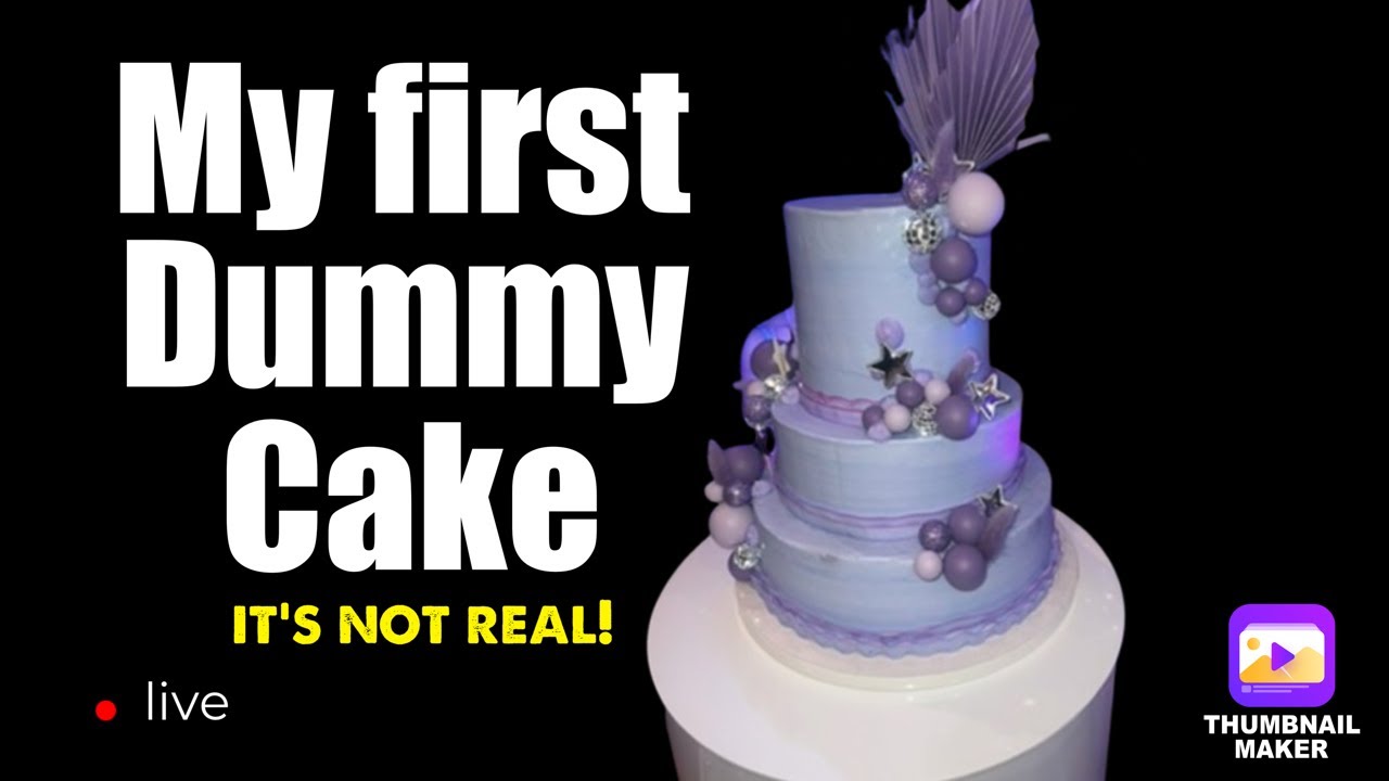 Dummy Cake Decorating for Beginners | Easy Fake Cake Tutorial