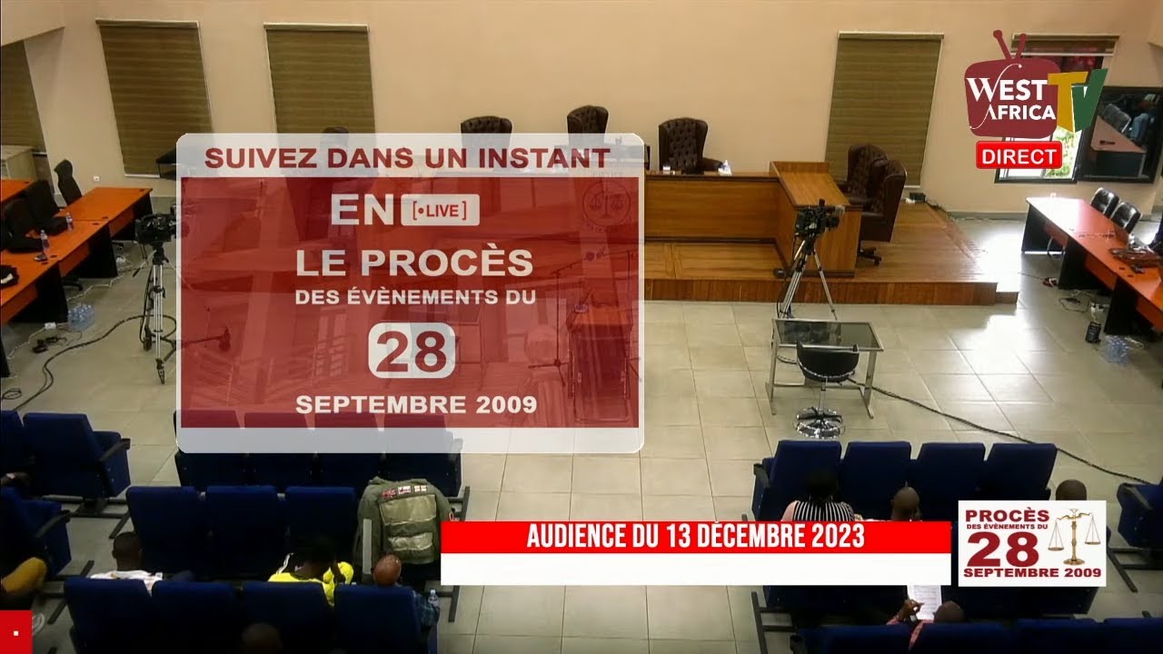 DIRECT Procès du 28 Septembre 2009 - Audience du 13 Décembre 2023