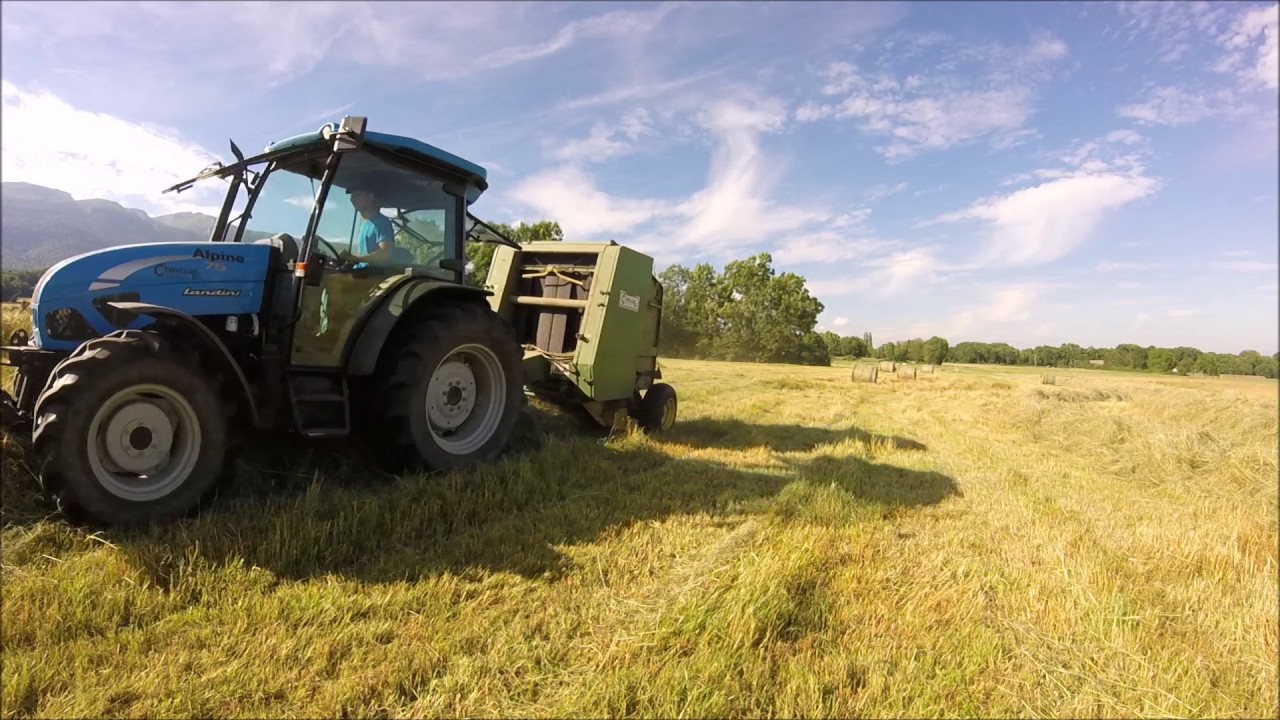 Landini Alpine 75 & Presse JD 520/Foin 2017