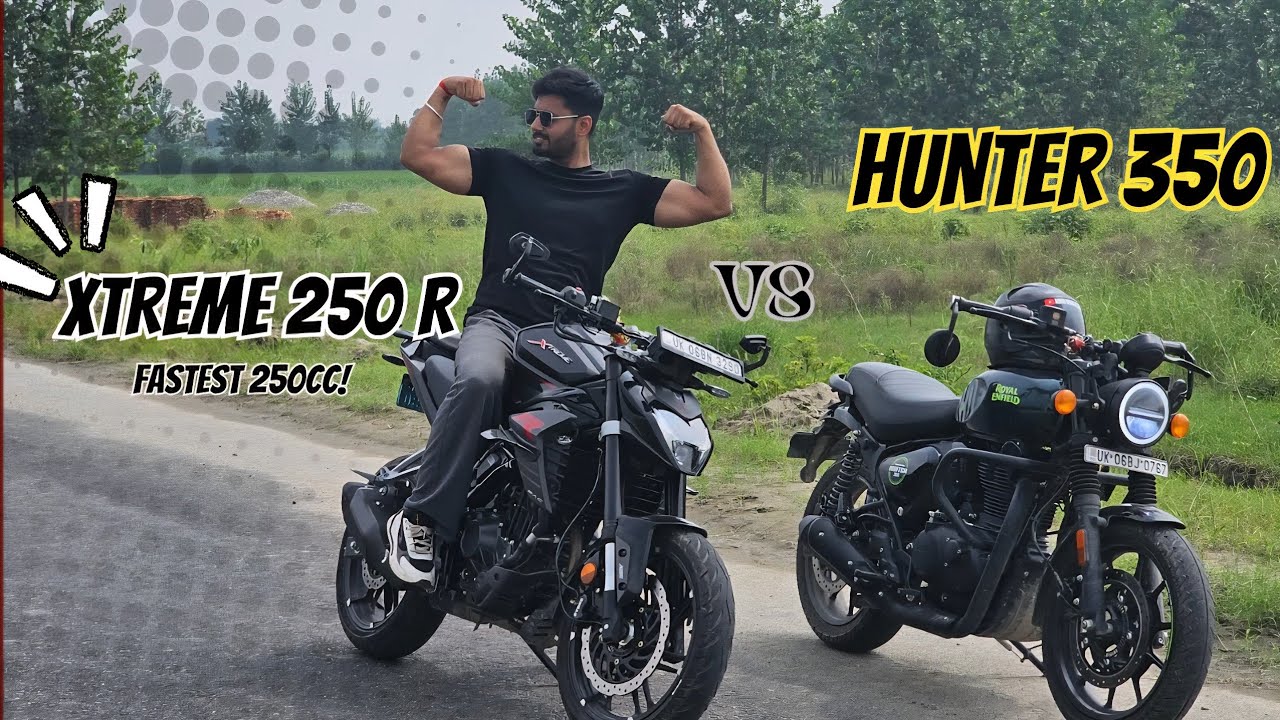 Xtreme 250r 😎vs modified Hunter 350 🔥DRAGRACE || price and power comparison😵🔥 